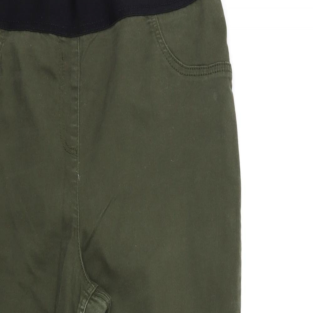 Preworn Womens Green  Denim Jegging Jeans Size 36 in L27 in
