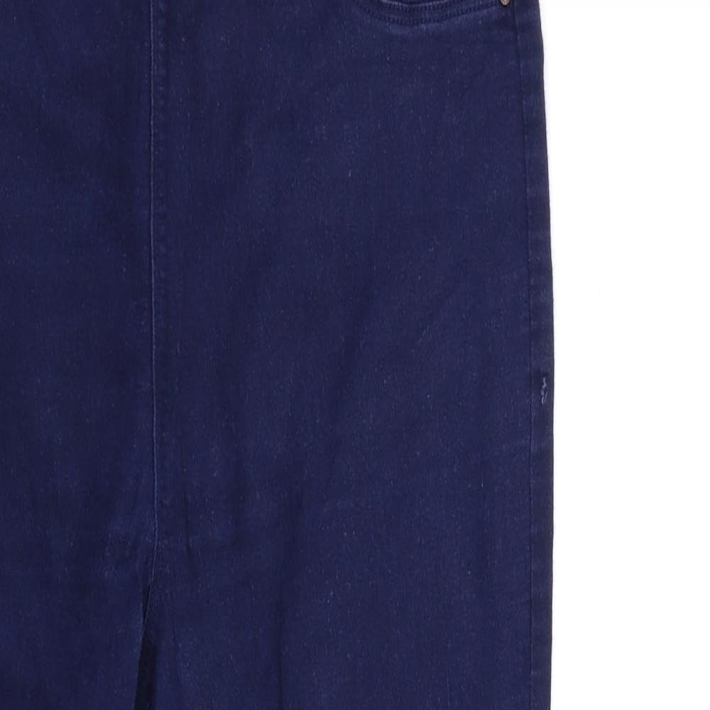 Papaya Womens Blue  Denim Jegging Jeans Size 16 L29 in