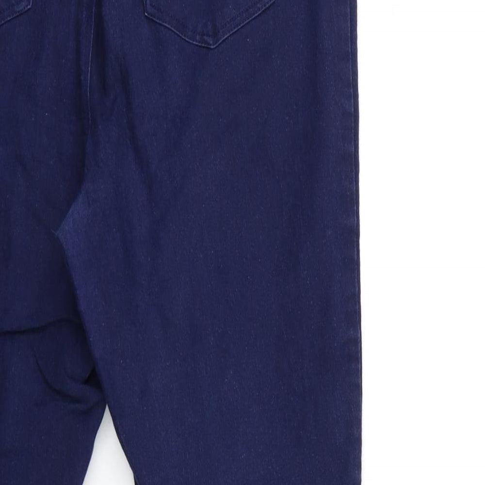 Papaya Womens Blue  Denim Jegging Jeans Size 16 L29 in