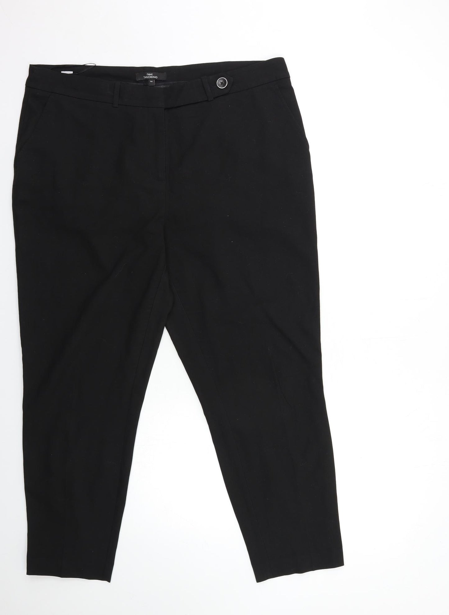 NEXT Womens Black   Trousers  Size 18 L27 in