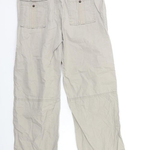 Jasper Conran Womens Grey   Cargo Trousers Size 12 L29 in