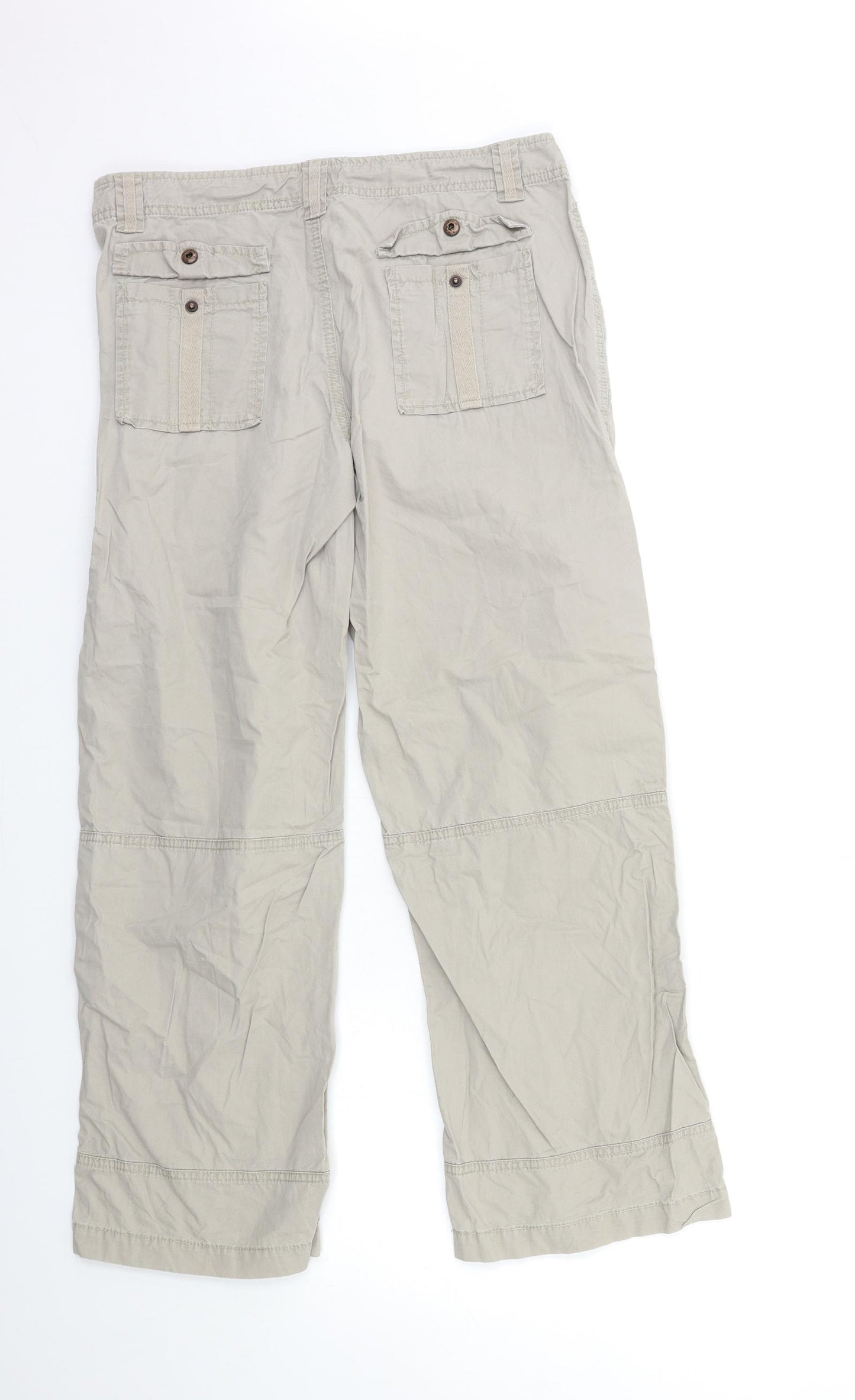 Jasper Conran Womens Grey   Cargo Trousers Size 12 L29 in