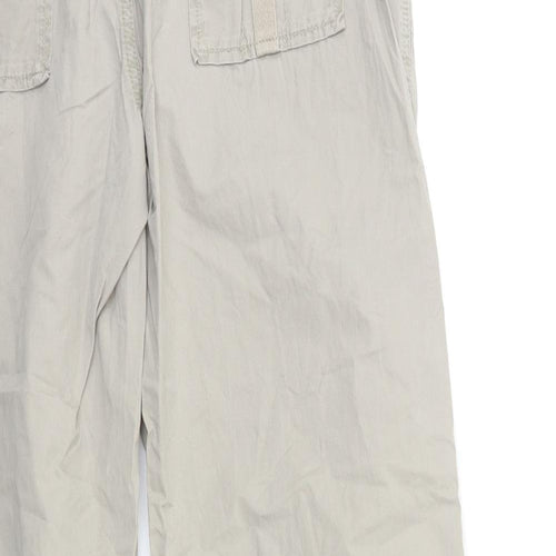 Jasper Conran Womens Grey   Cargo Trousers Size 12 L29 in