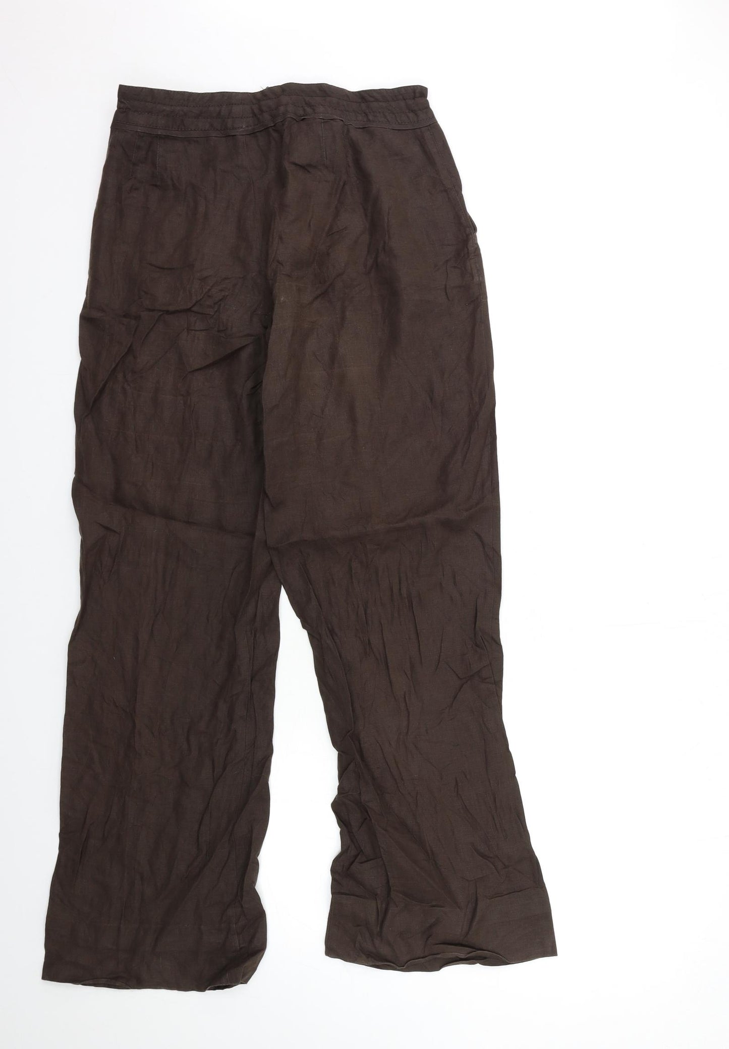 Zara Womens Brown   Trousers  Size 12 L30 in