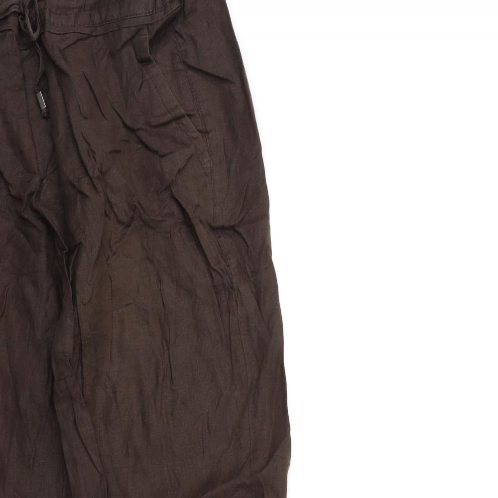 Zara Womens Brown   Trousers  Size 12 L30 in