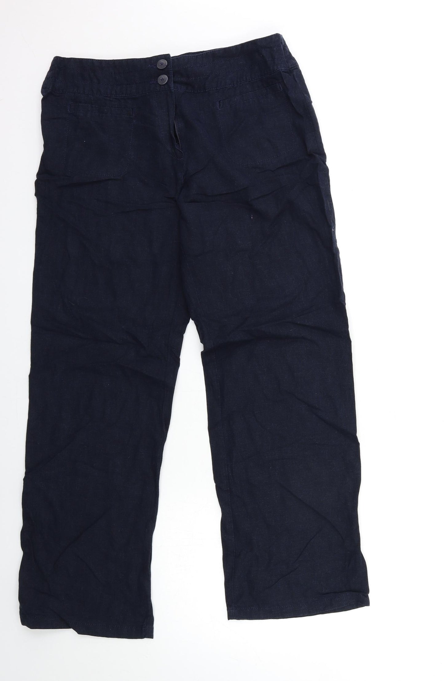Marks and Spencer Womens Blue   Trousers  Size 14 L30 in