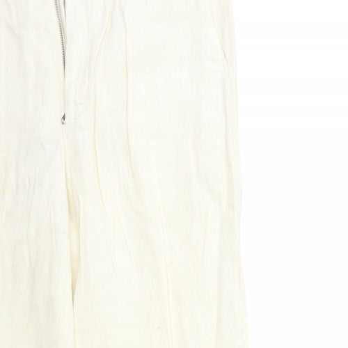 Zanella Mens Ivory   Trousers  Size 34 in L30 in