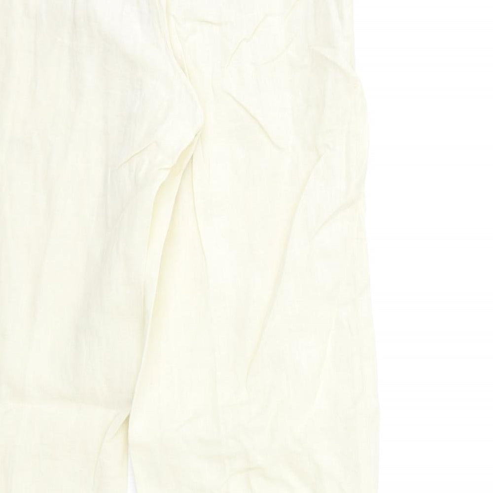 Zanella Mens Ivory   Trousers  Size 34 in L30 in
