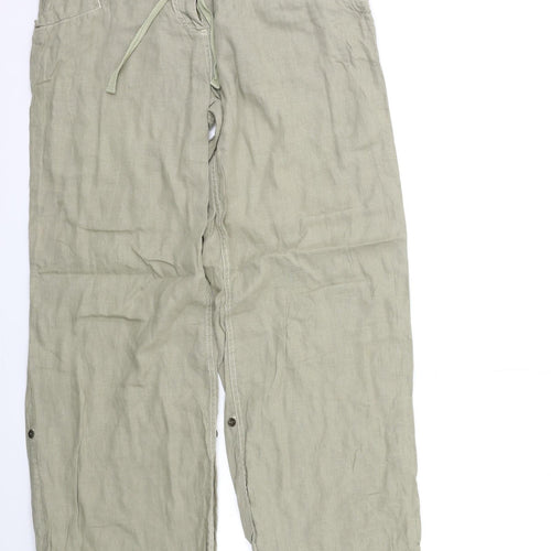 NEXT Womens Green   Trousers  Size 14 L30 in
