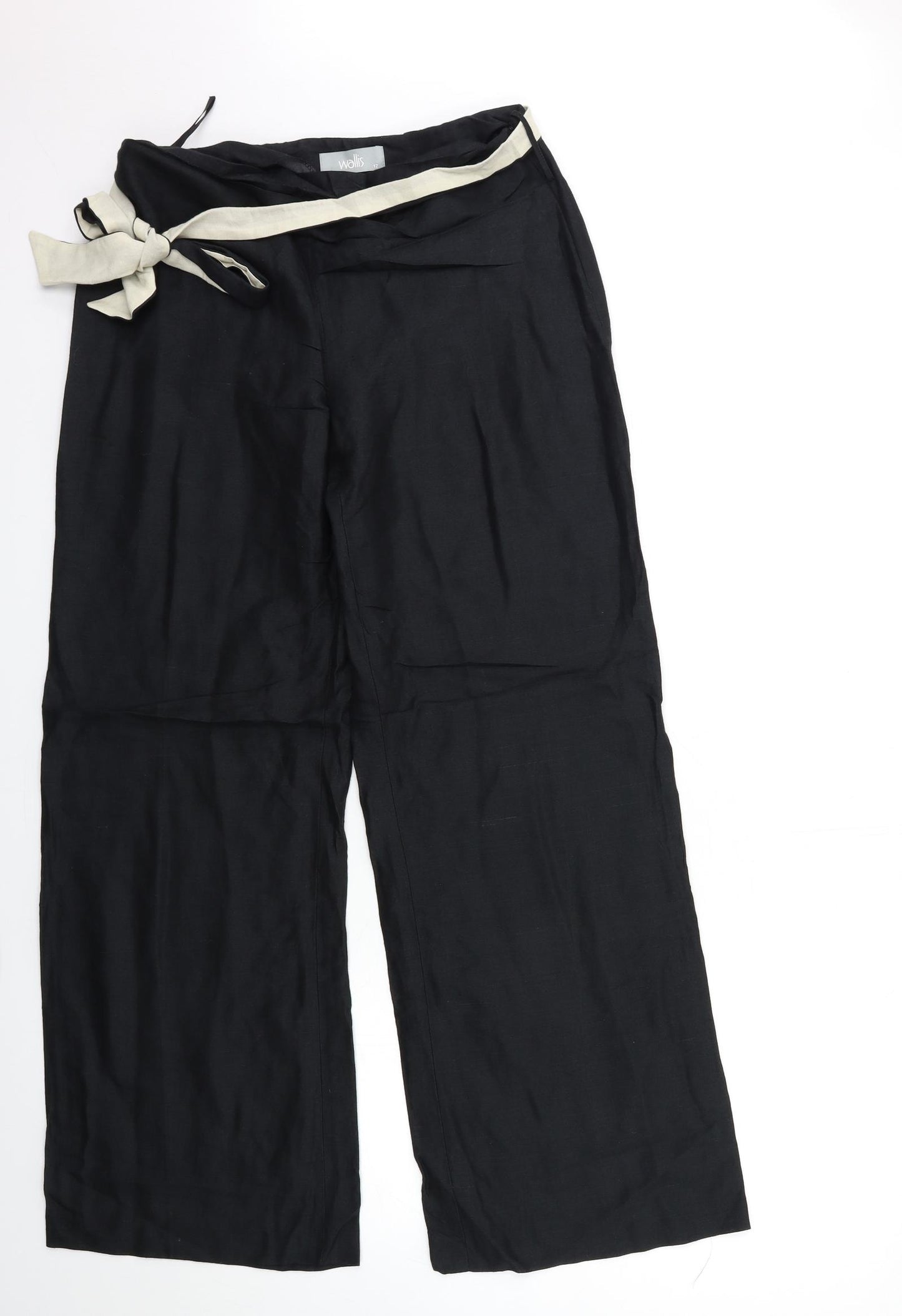 Wallis Womens Black   Trousers  Size 12 L30 in
