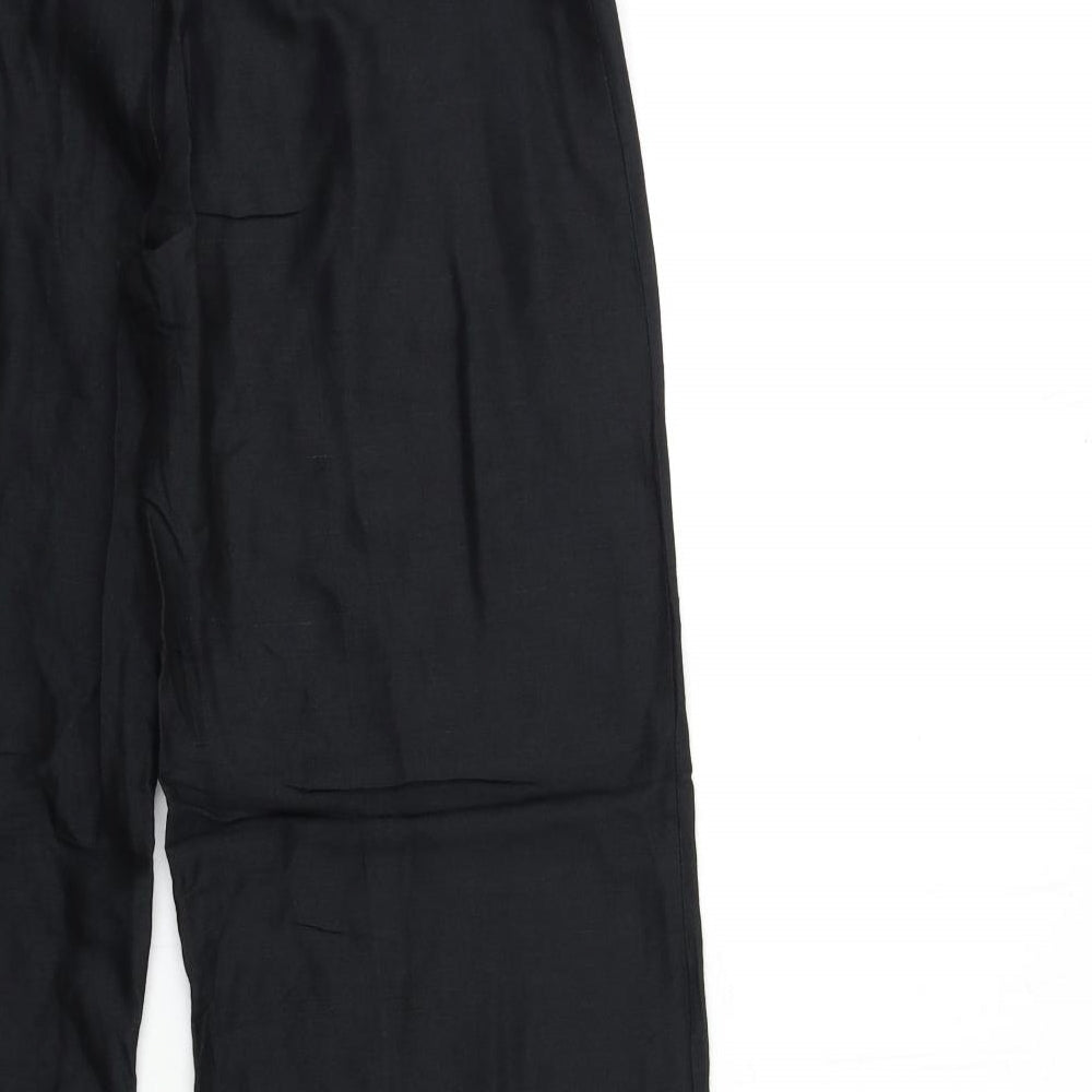 Wallis Womens Black   Trousers  Size 12 L30 in