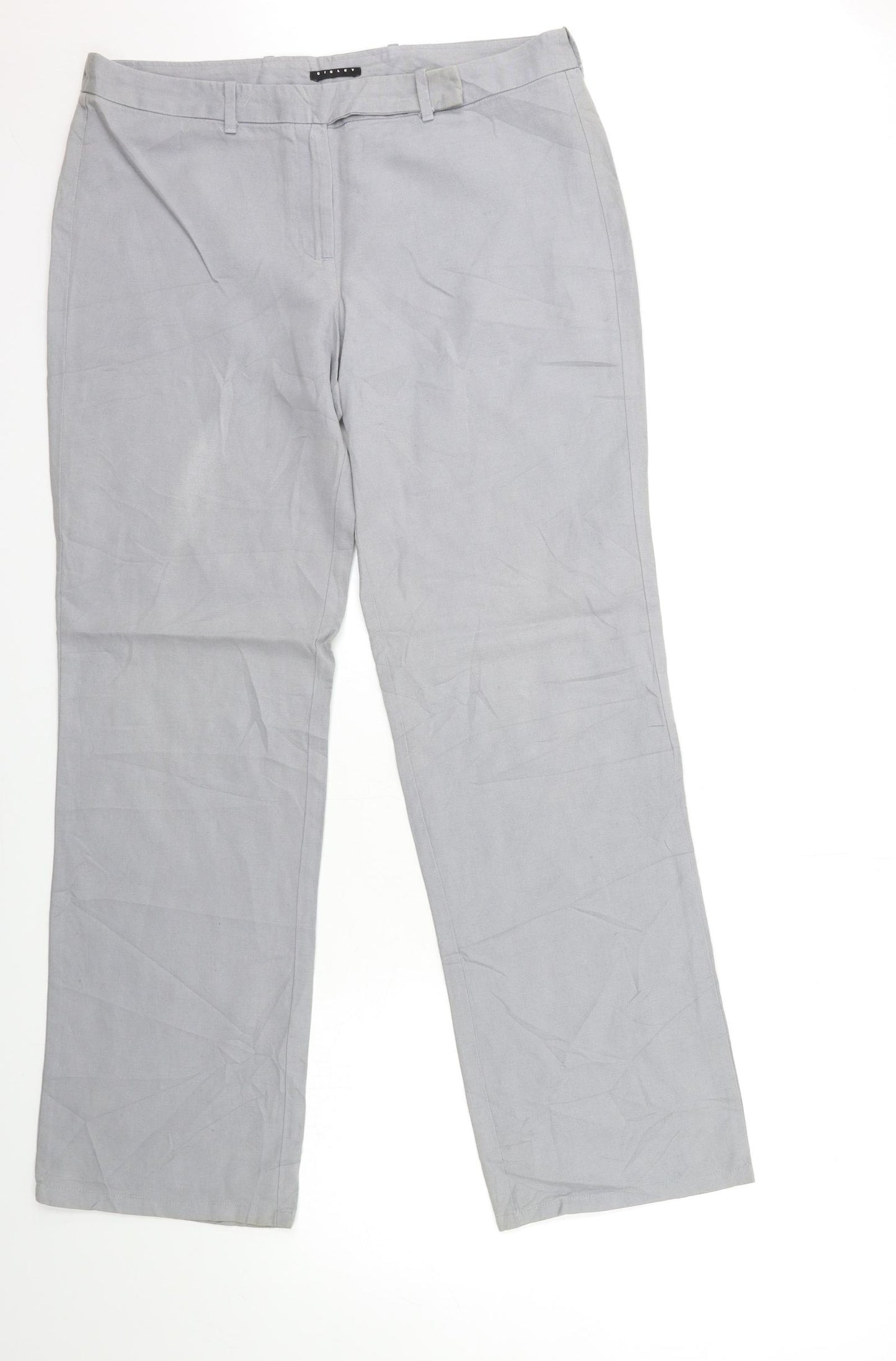 Sisley Womens Grey   Trousers  Size S L31 in