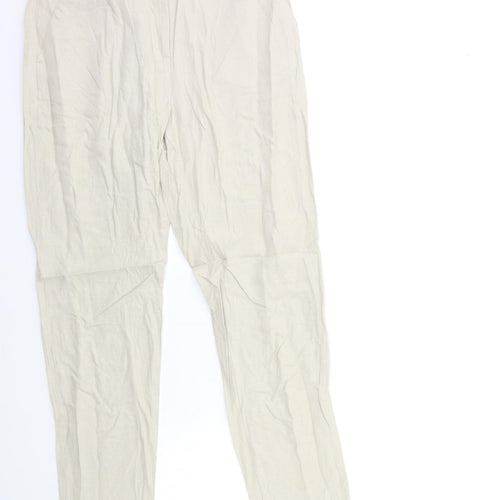 Marks and Spencer Womens Beige   Trousers  Size 30 in L26 in
