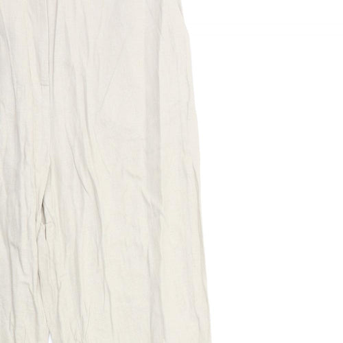 Marks and Spencer Womens Beige   Trousers  Size 30 in L26 in