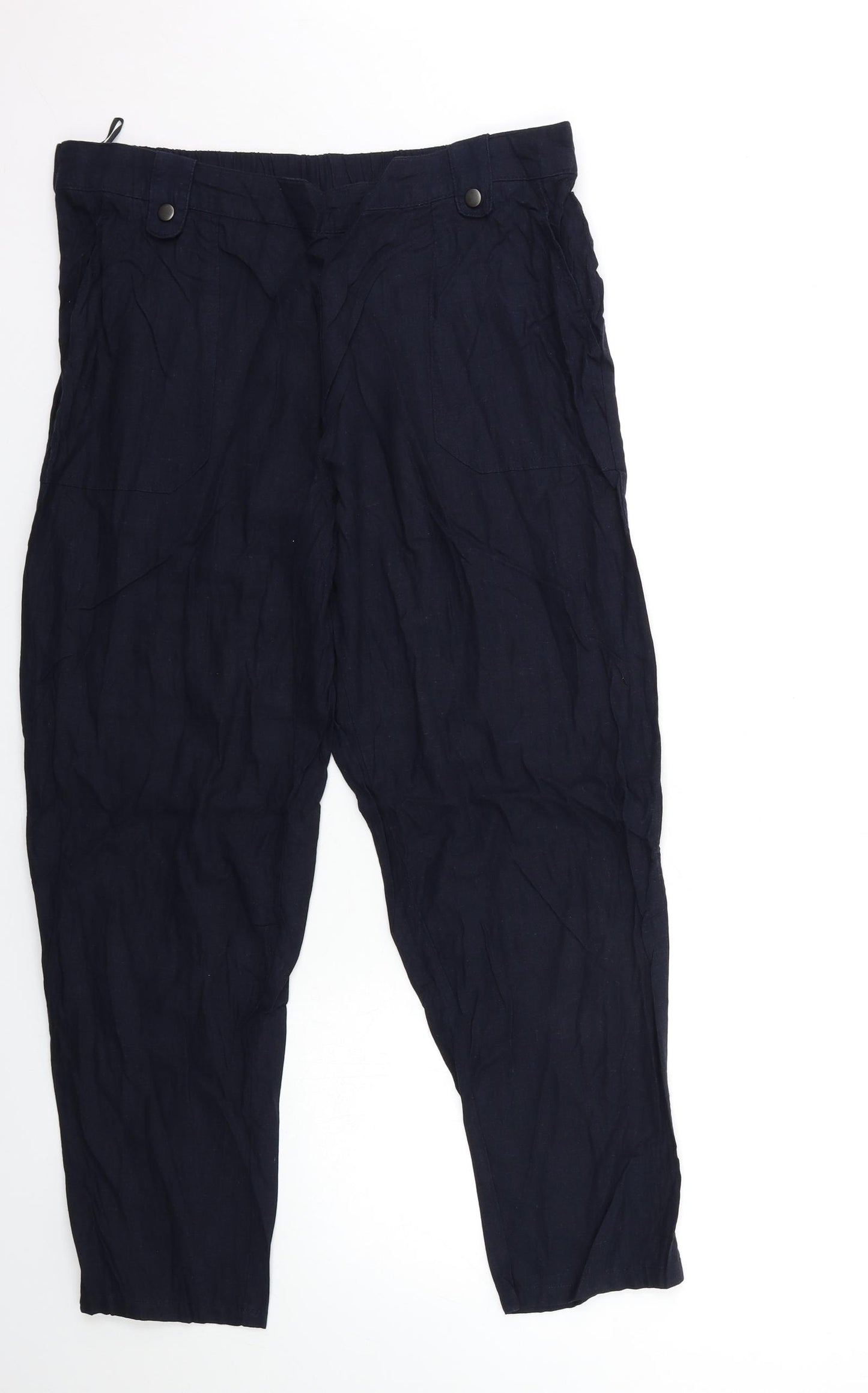 New Look Womens Blue   Trousers  Size 16 L29 in