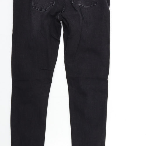 Denim & Co. Womens Black  Denim Skinny Jeans Size 6 L29 in