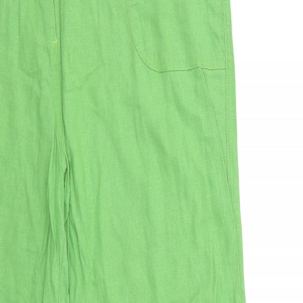 Mia Moda Womens Green   Trousers  Size 16 L29 in