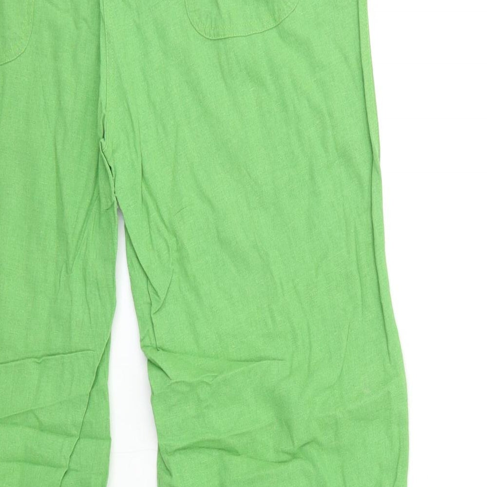 Mia Moda Womens Green   Trousers  Size 16 L29 in