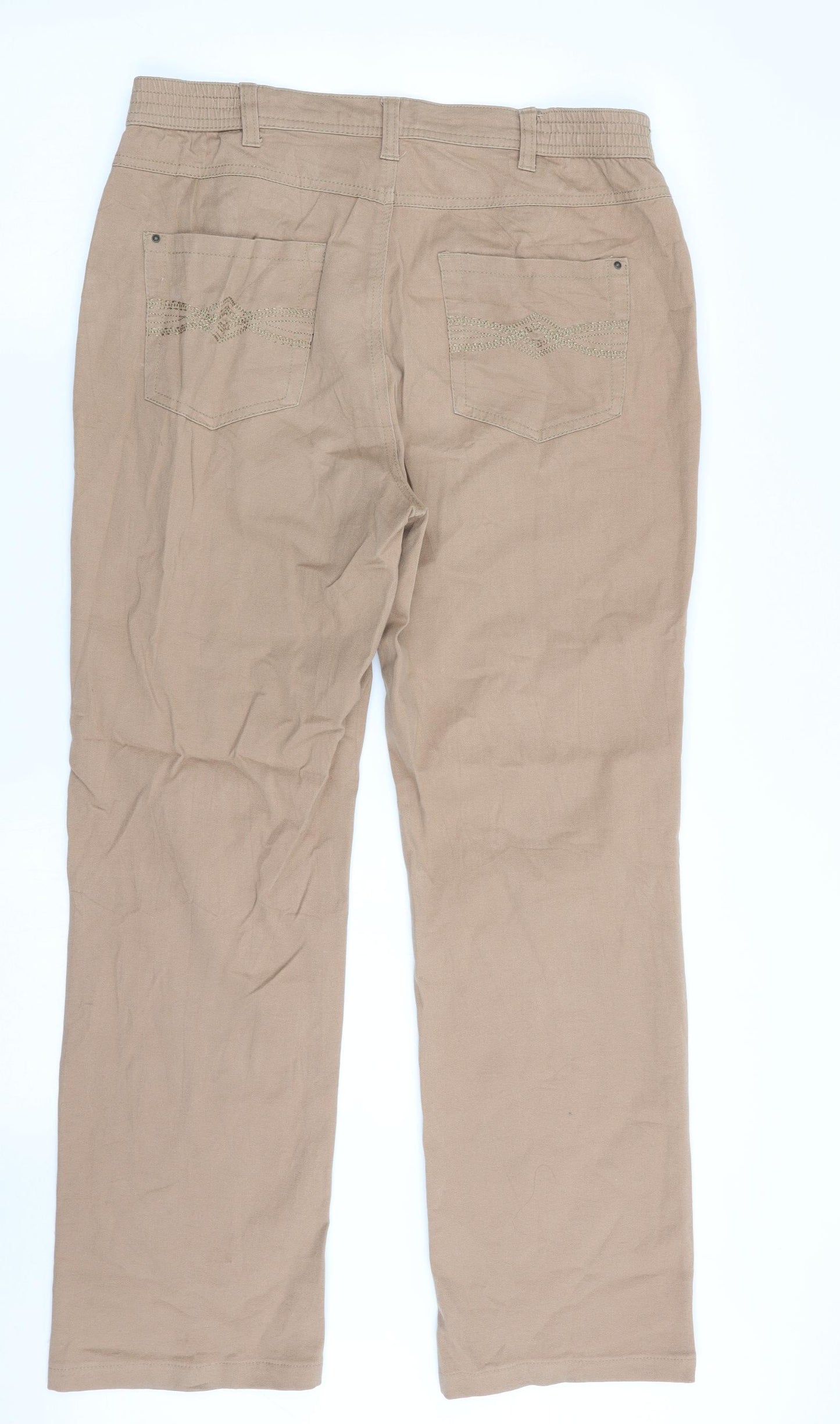 sonja Womens Beige   Chino Trousers Size 30 in L28 in