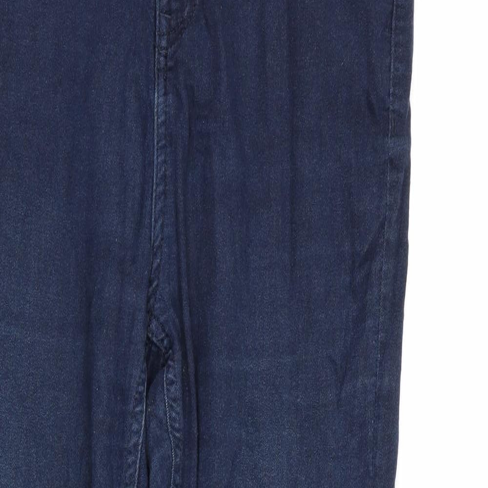 M&S Womens Blue   Jegging Leggings Size 12 L32 in