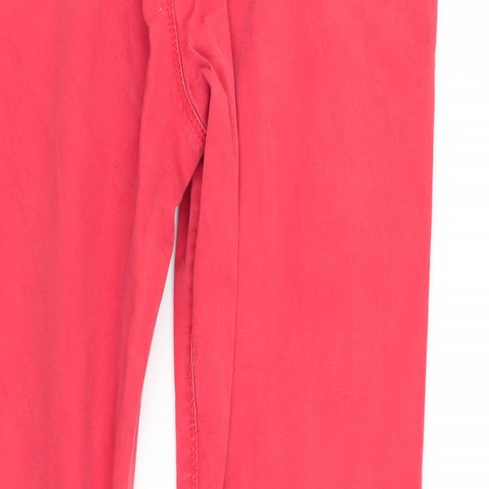 Pull&Bear Womens Red   Chino Trousers Size 38 L28 in