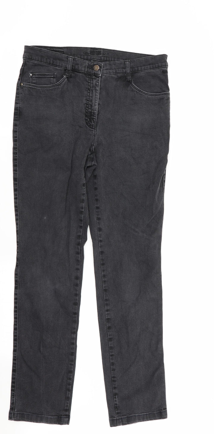 BRAX Womens Black Skinny Jeans Size 30 in L31 in
