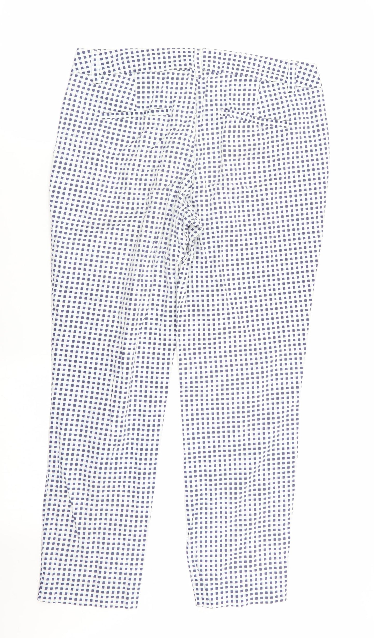 mohito collection Womens Multicoloured Check  Trousers  Size 8 L26 in
