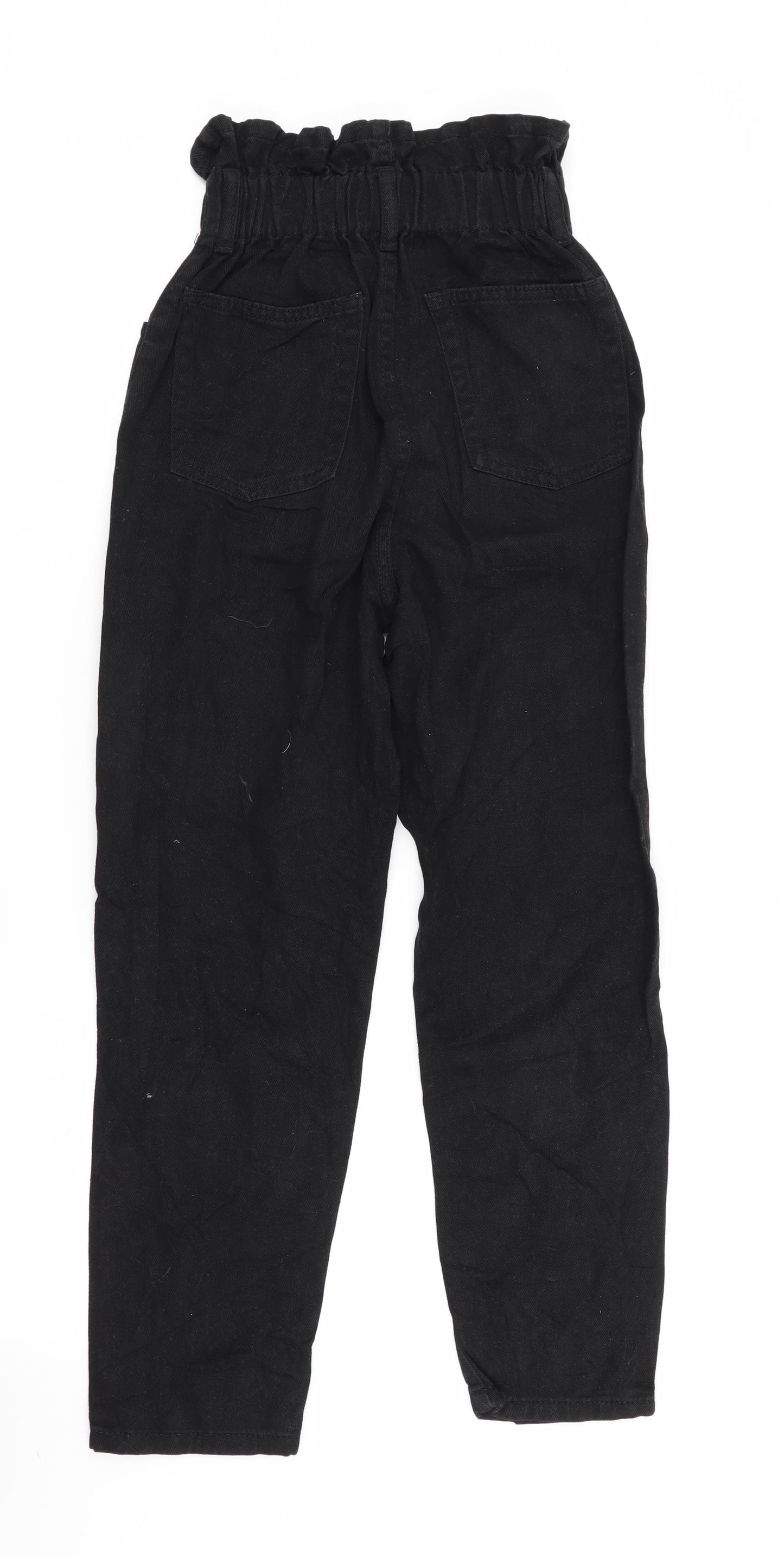 Preworn Womens Black   Trousers  Size XS L24 in - Stretch waistband