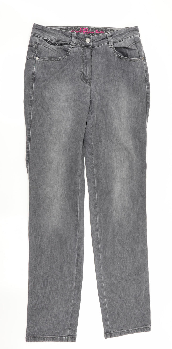 BB Womens Grey   Skinny Jeans Size 12 L33 in