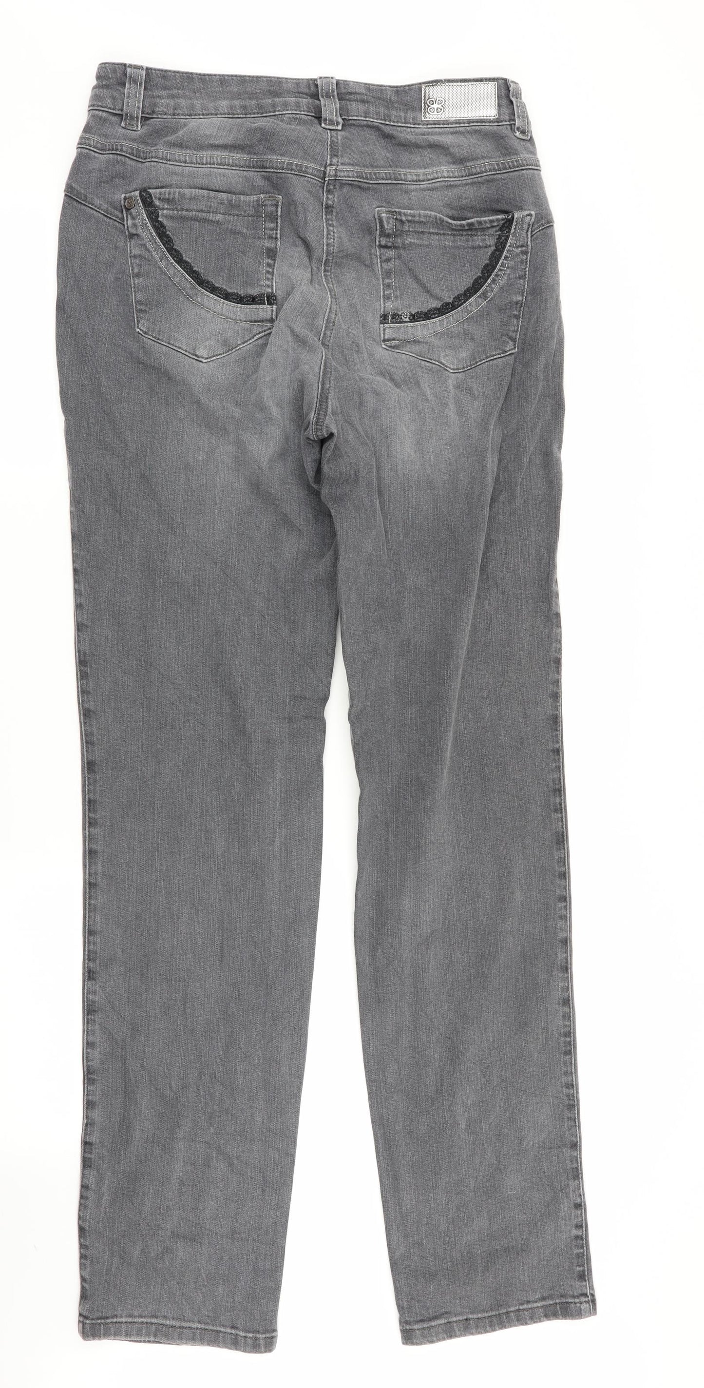 BB Womens Grey   Skinny Jeans Size 12 L33 in
