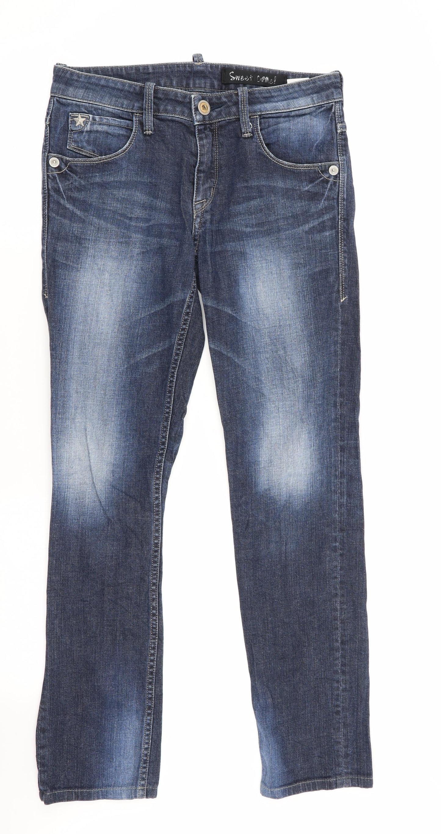 sweet camel Womens Blue   Skinny Jeans Size 12 L29 in