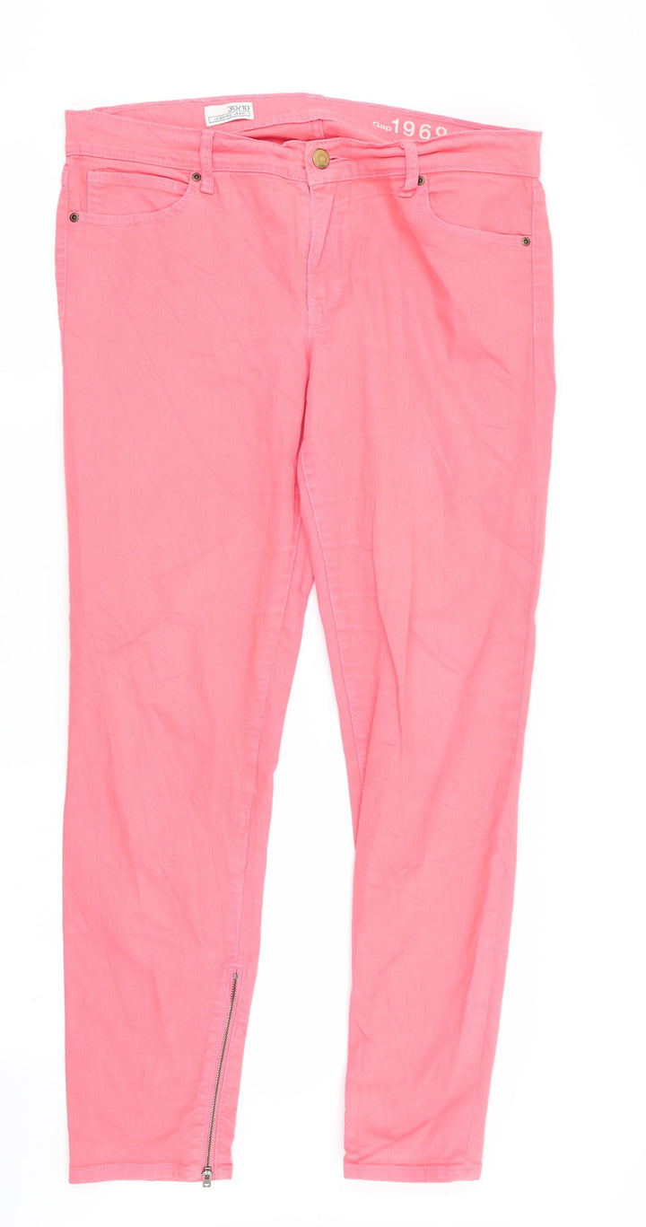 Gap Womens Pink Skinny Jeans Size 10 L29 in