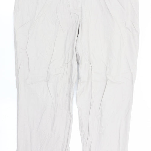 H&M Womens Beige   Trousers  Size 34 in L27 in