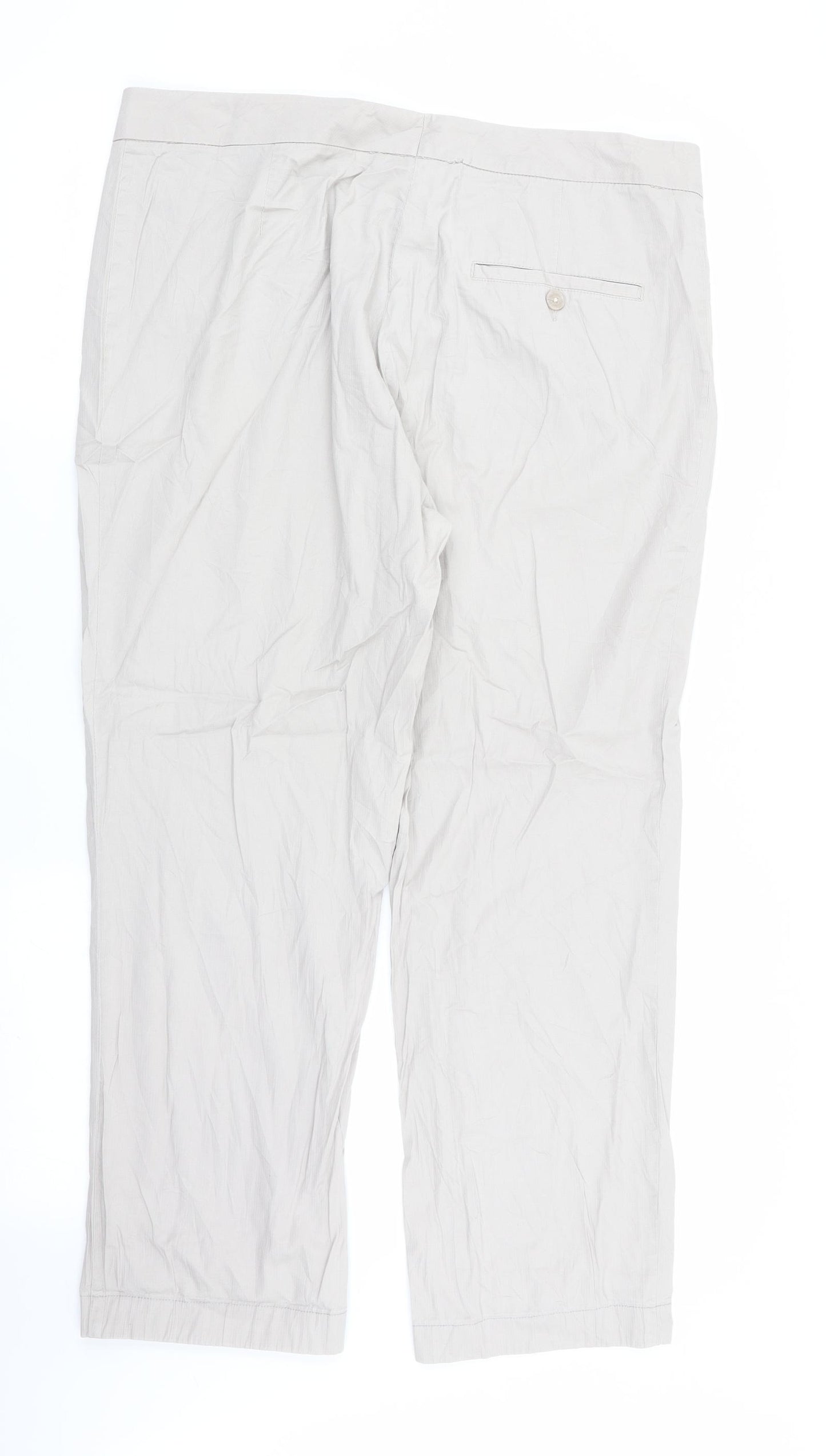 H&M Womens Beige   Trousers  Size 34 in L27 in