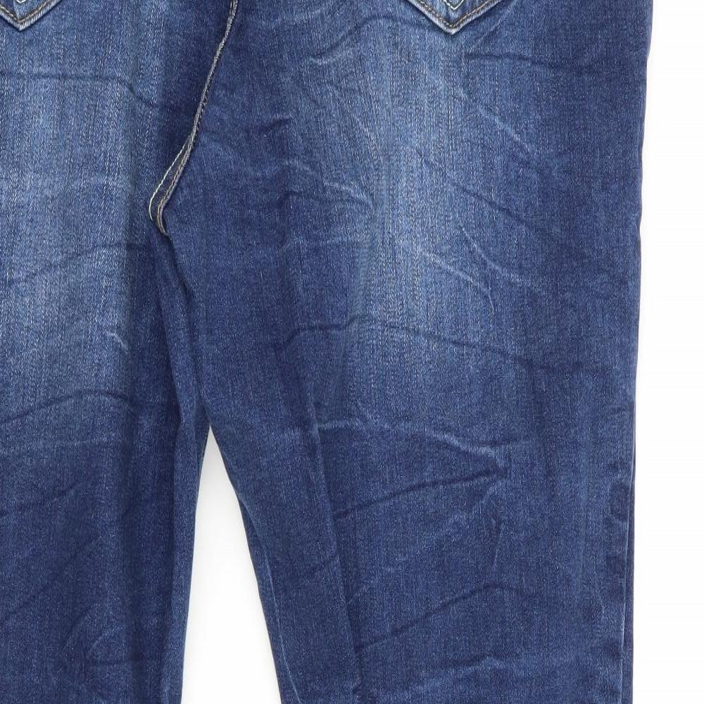 Rainbow Womens Blue   Boyfriend Jeans Size 16 L29 in