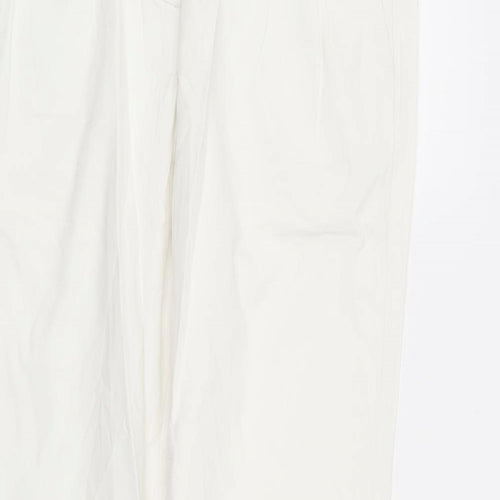 camaieu Womens White   Trousers  Size 28 in L27 in