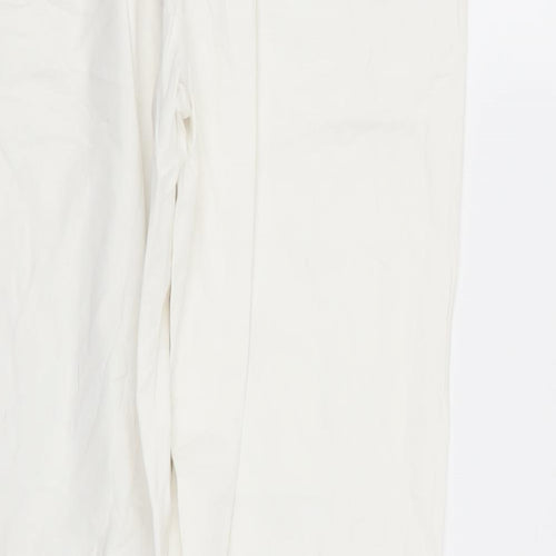 camaieu Womens White   Trousers  Size 28 in L27 in