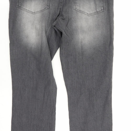 Janina Womens Grey   Skinny Jeans Size 14 L29 in