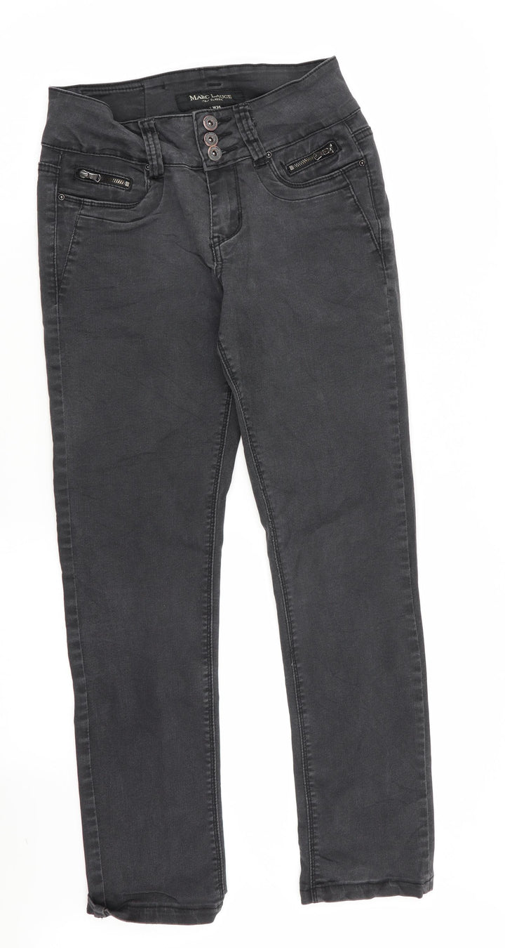 Marc Lauge Womens Grey Skinny Jeans Size 34 in L28 in