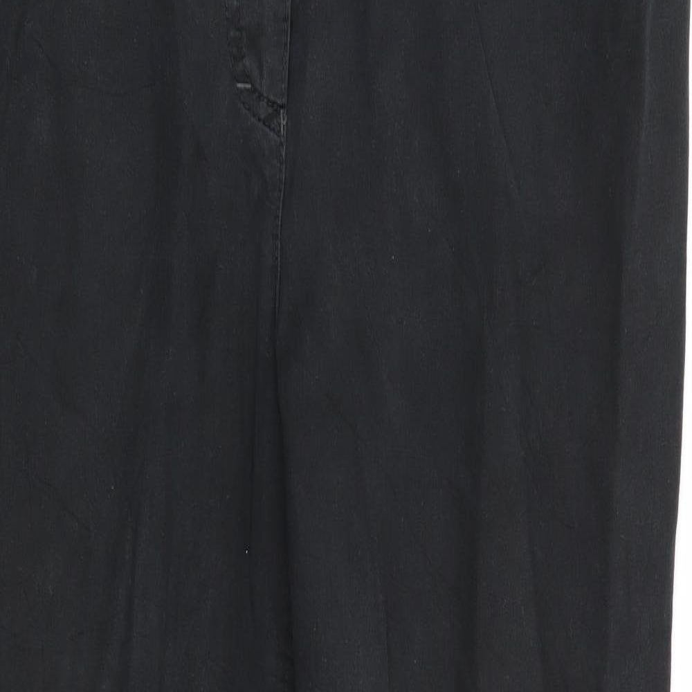 Stark Womens Black   Trousers  Size 18 L29 in