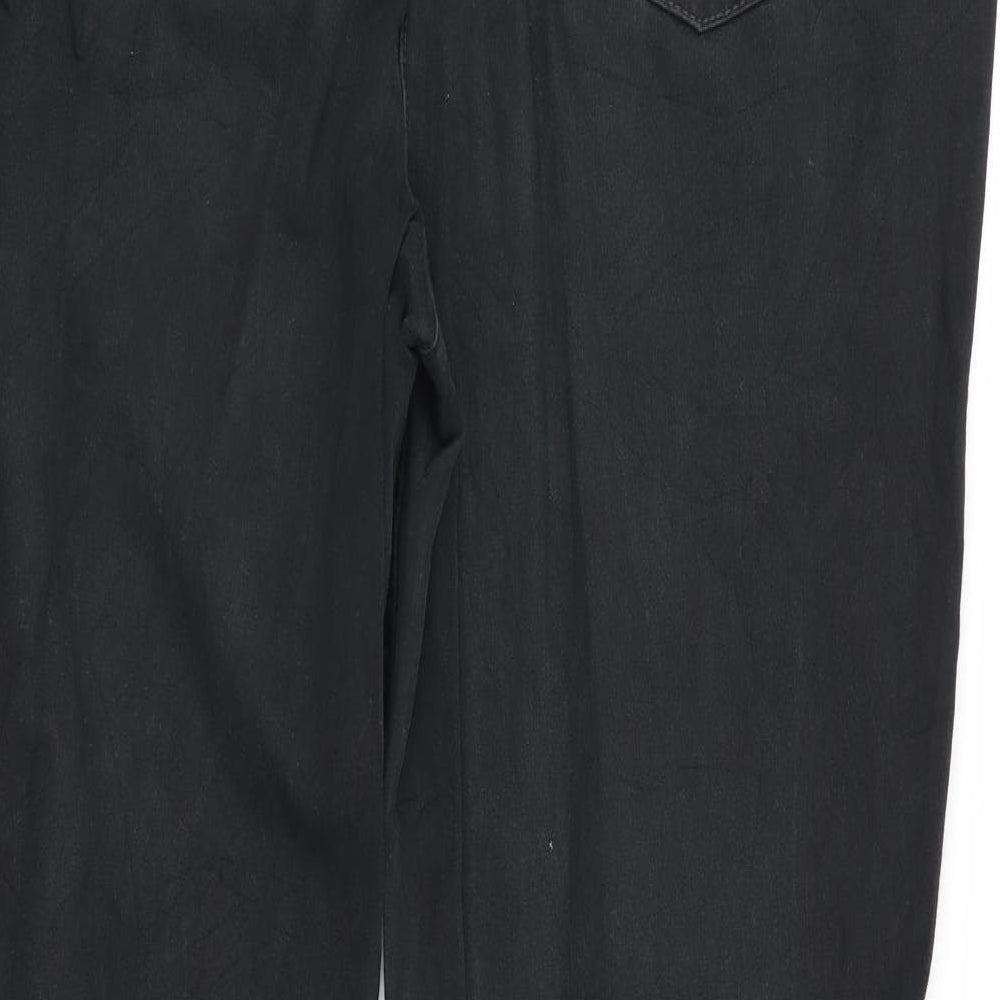 Stark Womens Black   Trousers  Size 18 L29 in