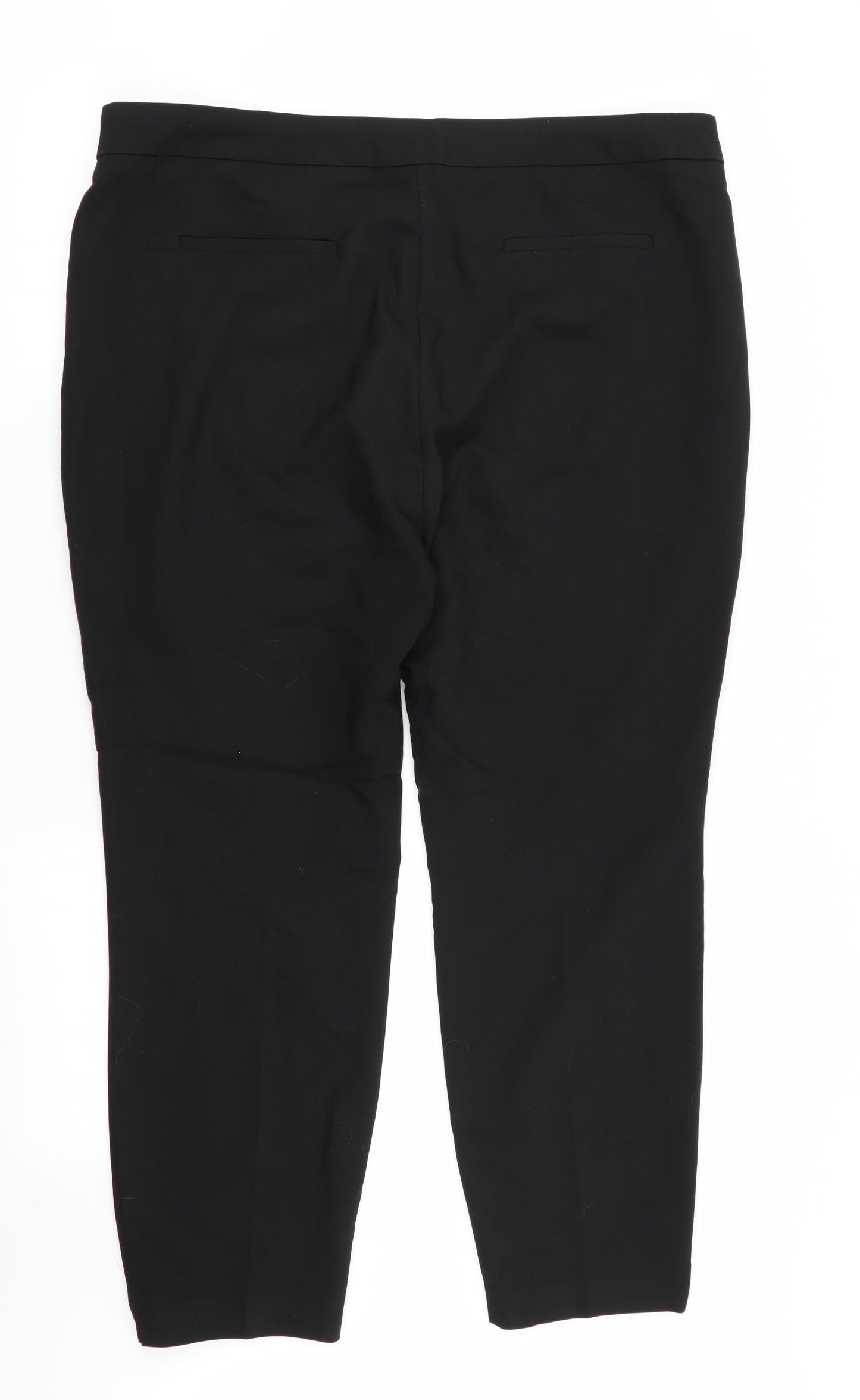 Papaya Womens Black   Trousers  Size 18 L26 in