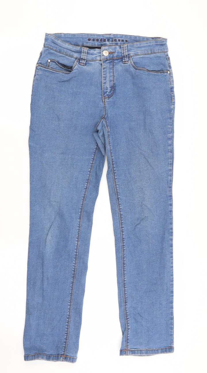 wonder jeans Womens Blue Skinny Jeans Size 28 in L27 in