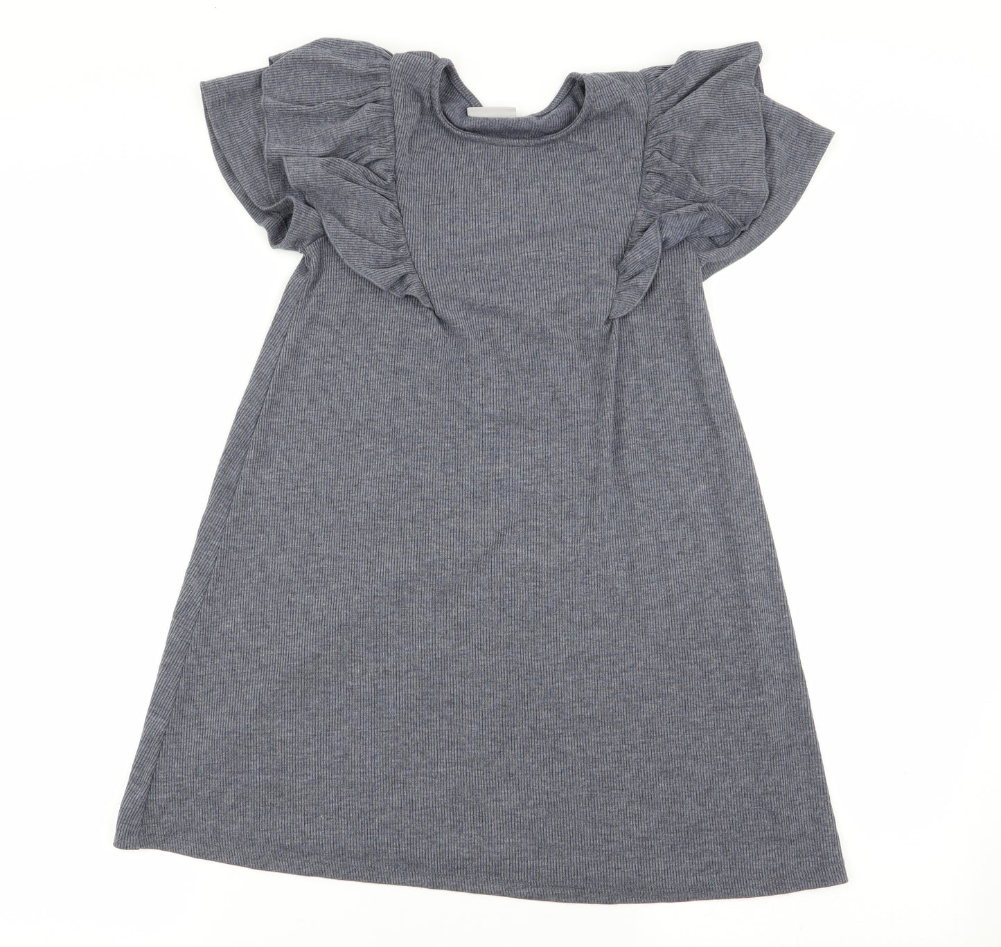 Matalan Girls Grey   Fit & Flare  Size 9 Years