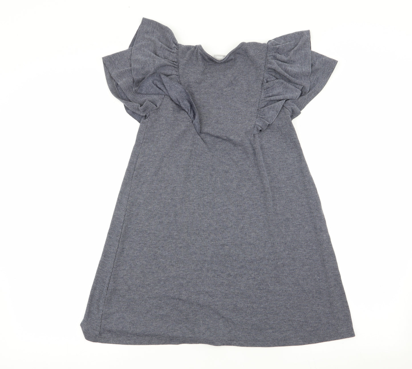 Matalan Girls Grey   Fit & Flare  Size 9 Years