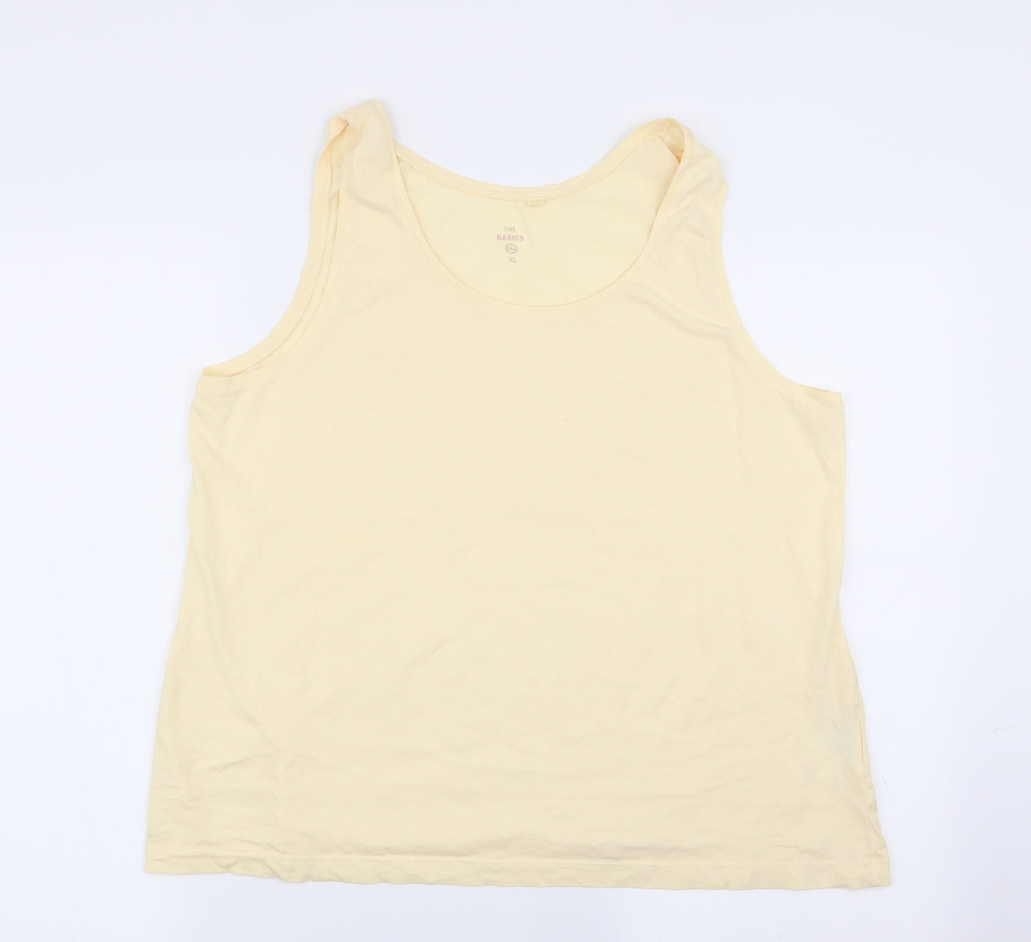The Basics Womens Yellow   Basic Tank Size XL