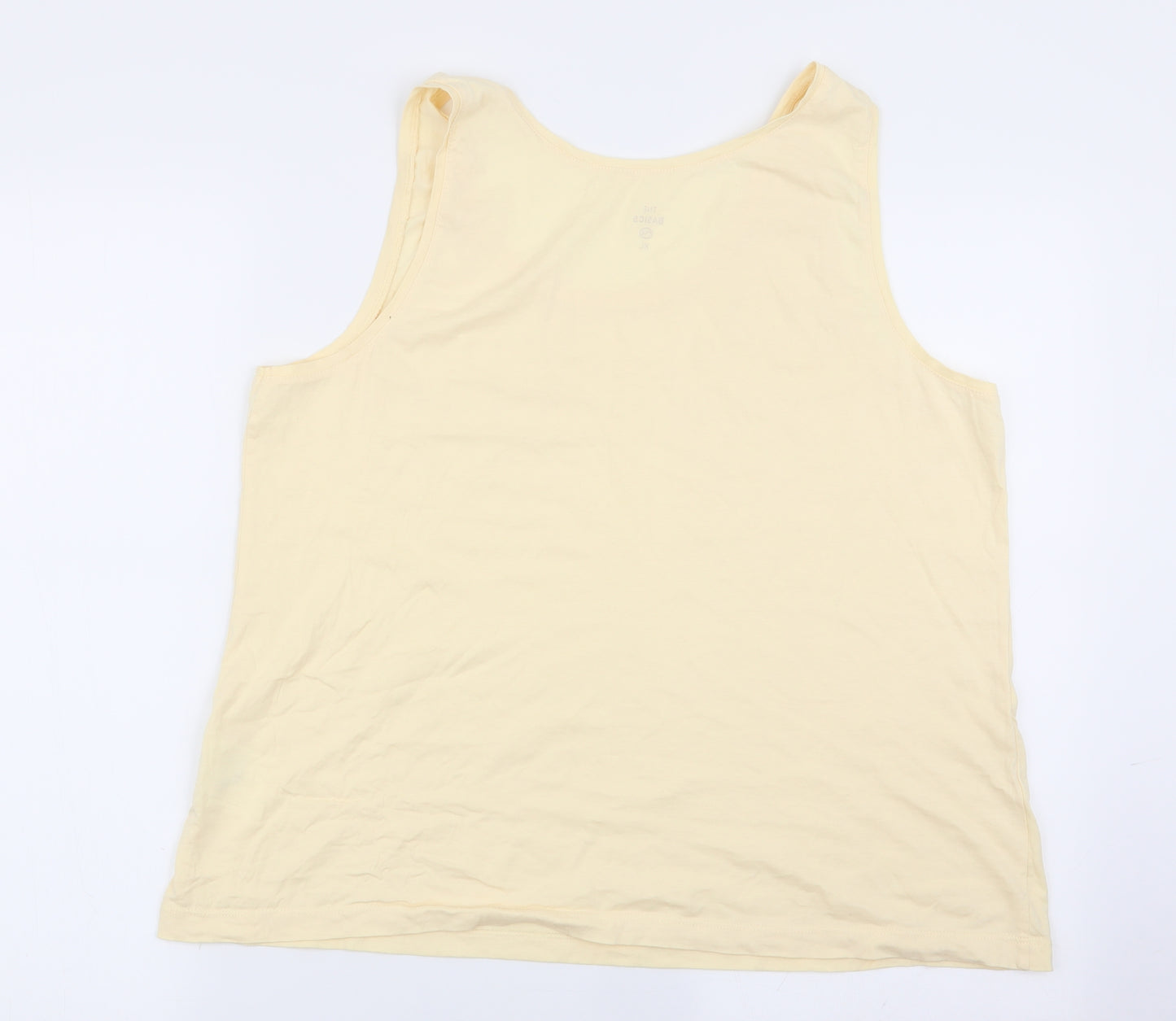 The Basics Womens Yellow   Basic Tank Size XL