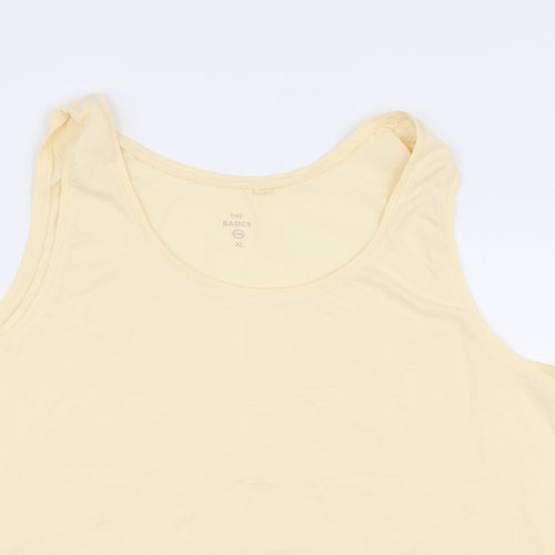 The Basics Womens Yellow   Basic Tank Size XL