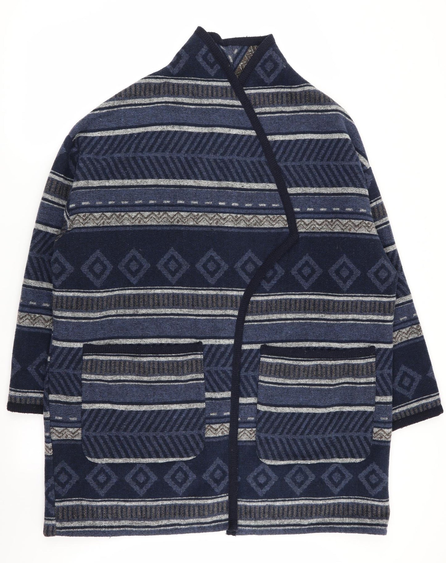 Debenhams Womens Multicoloured Geometric  Cardigan Jumper Size 20