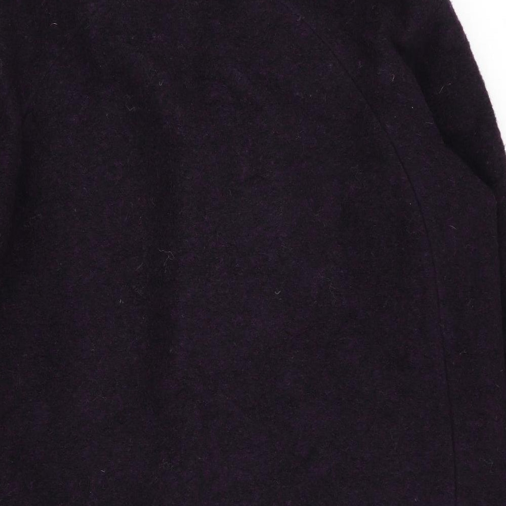 Per Una Womens Purple   Overcoat Coat Size 16